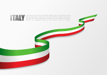 Italy flag background concept