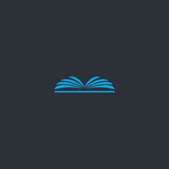 Fototapeta na wymiar Book Abstract logo Icon template design in Vector illustration 