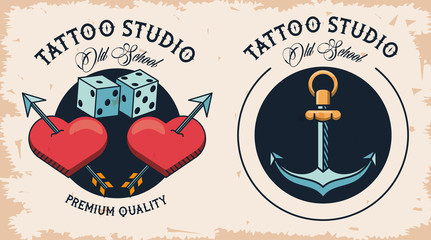pair of tattoos studio image artistics