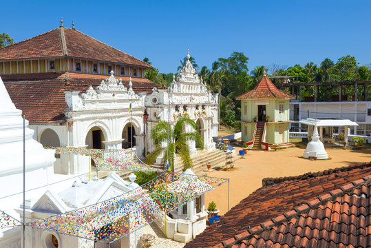 On the territory of the ancient Buddhist temple of Wewrukannala Buduraja Maha Viharay. Dikwella, Sri Lanka