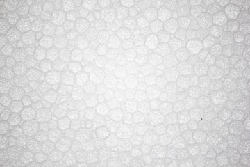 White plastic foam sheet background