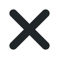 Cross mark icon