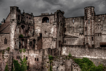 Die Fassade des Heidelberger Schlosses