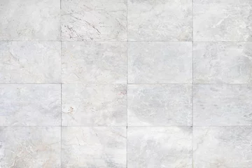 Tuinposter Marble tiles seamless wall texture patterned background. © prapann