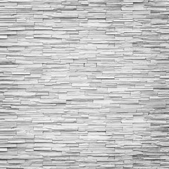 pattern of decorative slate stone white wall surface