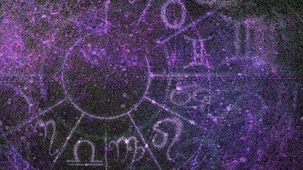 Astrology Horoscope Pattern Texture Background , Graphic Design