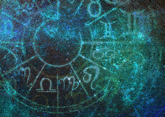 Astrology Horoscope Pattern Texture Background , Graphic Design