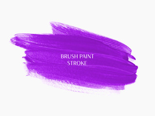 Blue Art Design brush stroke paint abstract background - Vector. Creative design. Paint graphic element.