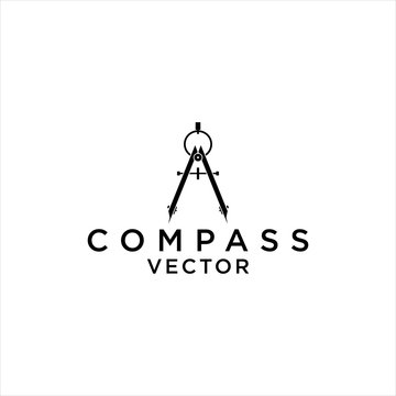 compass architect tool draw logo design 