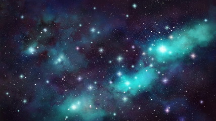 Fototapeta na wymiar Beautiful Galaxy nebula.Universe filled with stars, nebula and galaxy.Space nebula, for use with projects on science, research, and education. Illustration