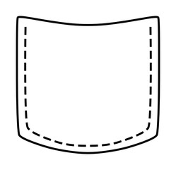 Brusttasche, Tasche, Beutel, Aufnäher