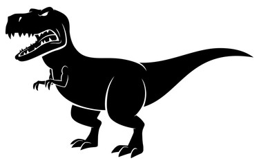 Obraz na płótnie Canvas Tyrannosaurus Rex Silhouette