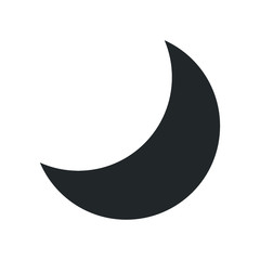 Moon, night icon