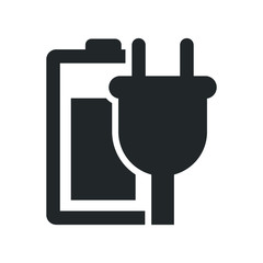 Battery charging icon