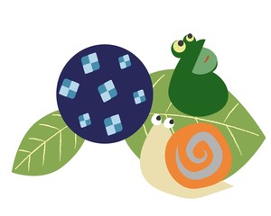 かえるとカタツムリ