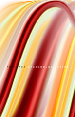 Abstract background - fluid color gradient waves, with dynamic motion line effect. Vector Illustration For Wallpaper, Banner, Background, Card, Book Illustration, landing page