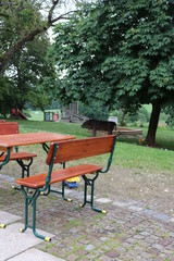 biergarten bierbank sitzbank mit rückenlehne