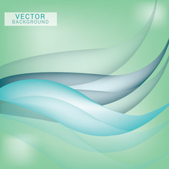 abstract elegant blue wave background