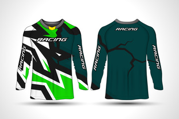 Long sleeve t-shirt sport motorcycle, motocross, mtb jersey