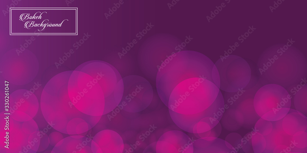 Aufkleber abstract bokeh background with purple color