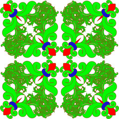 background with leaves and berries