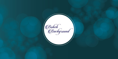  Abstract bokeh background with blue color