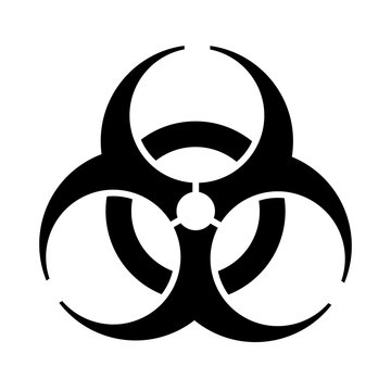 Vektor Biohazard Icon isoliert