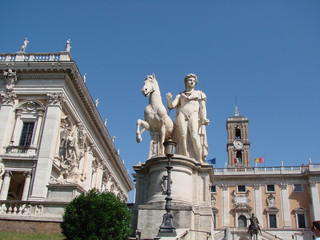 Panorama of sculptural compositions from the time of the mighty Roman Empire, which has survived to this day.