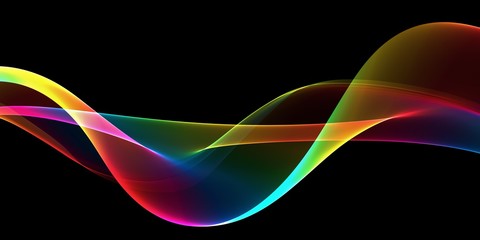 Awesome colorful wave abstract background