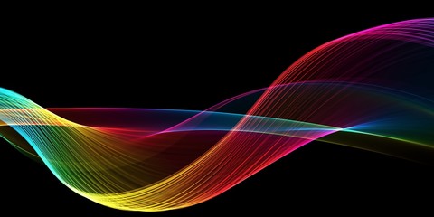 Awesome colorful wave abstract background