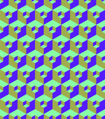 Toxic style pattern cube background