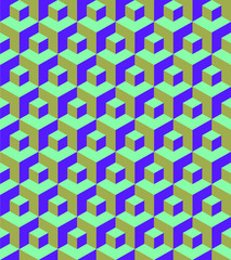 Toxic style pattern cube background