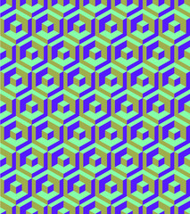 Toxic style pattern cube background