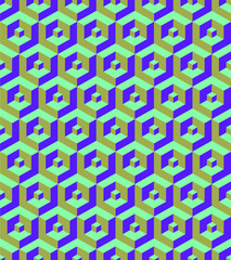Toxic style pattern cube background