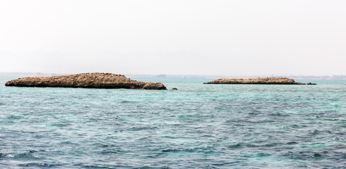 Red sea from diving boat