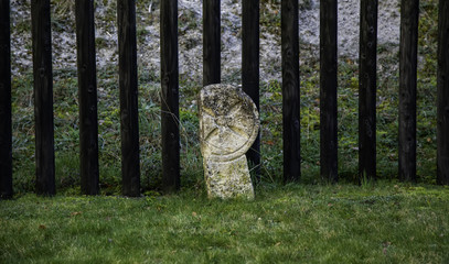 Medieval stone with symbols