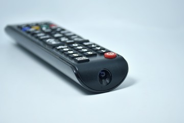 tv remote control isolated on white background