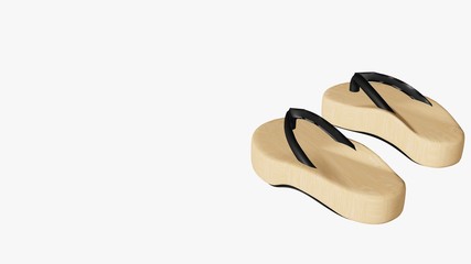 和風のサンダル