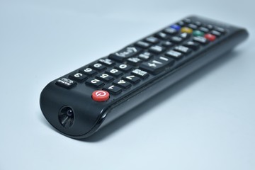 tv remote control isolated on white background
