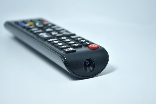 Tv Remote Control Isolated On White Background