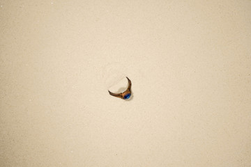  old ring lies in the sand