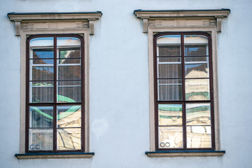 window with shutters, in wien, viena, österrike, Austria