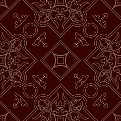 Pattern background burgundy endless vintage