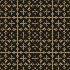 Seamless Pattern Vector | Texture Graphic | Retro Style | Background Wallpaper For Interior Design