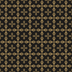 Seamless Pattern Vector | Texture Graphic | Retro Style | Background Wallpaper For Interior Design