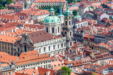 View of the city of Prague