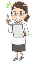 女性 医師 薬剤師 診察 診断 ドクター