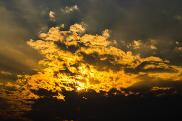 A picture of beautiful sunset