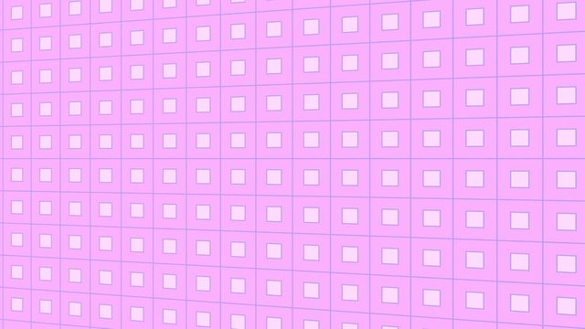 Color pattern on a minimal black background, tilted horizontally initially to the left then moves to the right, composed of geometric shapes, in 4k 16: 9 video format.