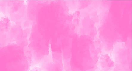 Pink watercolor background for your design, watercolor background concept, vector.